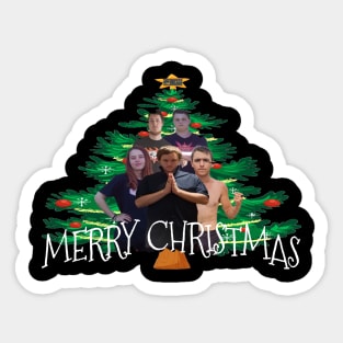 FBW Christmas Tree Design Sticker